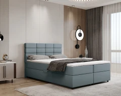 REVE boxspringbed 140x200 stof duifblauw - bondo 9