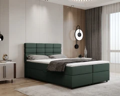 REVE boxspringbed 140x200 stof groen - faro 7
