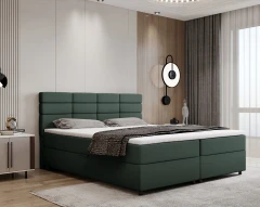 REVE boxspringbed 180x200 stof groen - faro 7