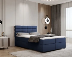 REVE boxspringbed 140x200 stof blauw - Fancy 79