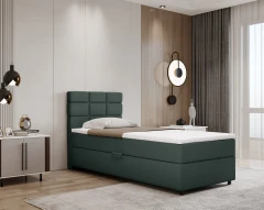 REVE boxspringbed 90x200 stof groen - Faro 07