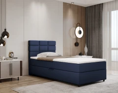 REVE boxspringbed 100x200 stof blauw - Fancy 79