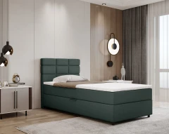 REVE boxspringbed 100x200 stof groen - Faro 07
