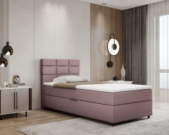 REVE boxspringbed 100x200 stof roze - Kronos 27