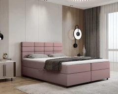 REVE boxspringbed 160x200 stof roze - Kronos 27
