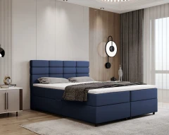 REVE boxspringbed 160x200 stof blauw - Fancy 79