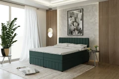 AVALON boxspringbed 180x200 cm stof Grün - Fancy 39