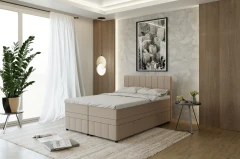 AVALON boxspringbed 140x200 stof Beige - Fancy 11