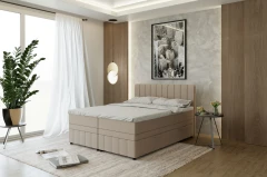 AVALON boxspringbed 160x200 stof Beige - Fancy 11