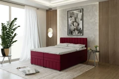 AVALON boxspringbed 160x200 stof Rot - Kronos 2