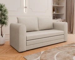 Slaapbank Arelis, met slaapfunctie, beige