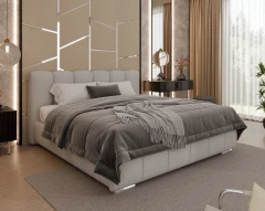 Gestoffeerd bed ZAIRA – modern design, verschillende kleuren & maten, 180x200