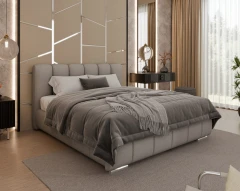 Gestoffeerd bed ZAIRA – modern design, verschillende kleuren & maten, 160x200