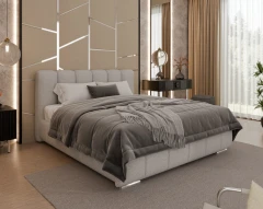 Gestoffeerd bed ZAIRA – modern design, verschillende kleuren & maten, 160x200