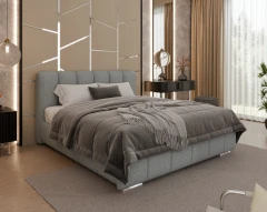 Gestoffeerd bed ZAIRA – modern design, verschillende kleuren & maten, 160x200