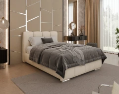 Gestoffeerd bed ZAIRA – modern design, verschillende kleuren & maten, 120x200