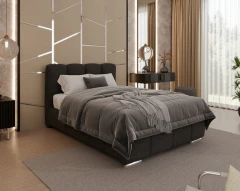 Gestoffeerd bed ZAIRA – modern design, verschillende kleuren & maten, 120x200