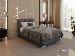 Gestoffeerd bed ZAIRA – modern design, verschillende kleuren & maten, 90x200