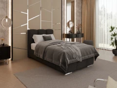 Gestoffeerd bed ZAIRA – modern design, verschillende kleuren & maten, 90x200